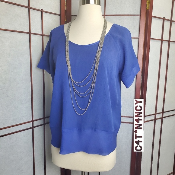 NWOT - Soft Surroundings - 100% Silk Royal Blouse! - Picture 2 of 8